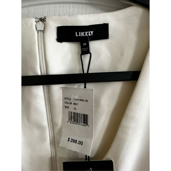 Likely Leandra Long-Sleeve Gown Size 14 - Picture 3 of 10